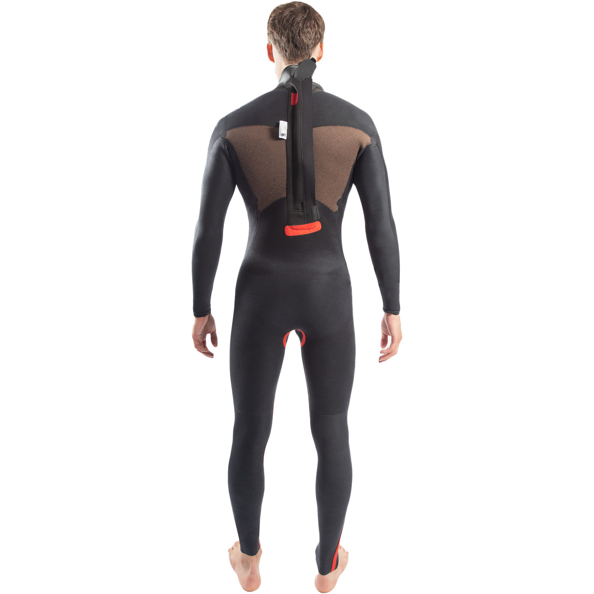 2025 Gul Mens Response 4/3mm GBS Back Zip Wetsuit RE1246-C1 - Navy / Red